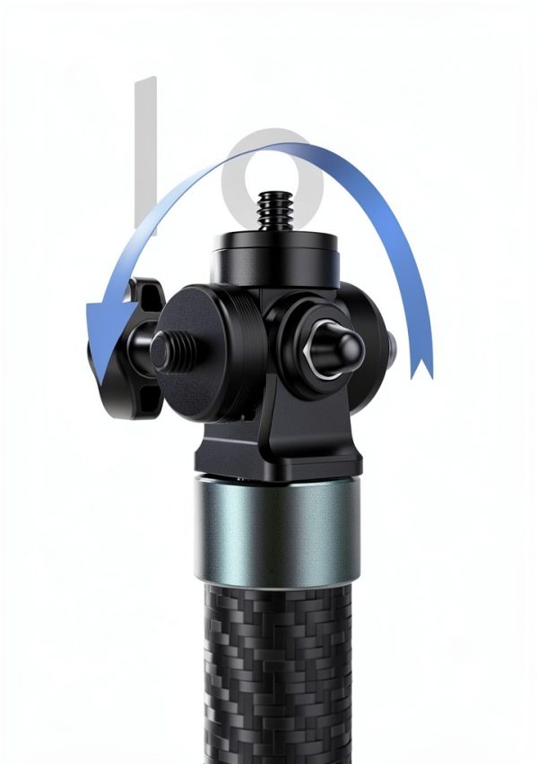 TELESIN Selfie Stick Carbon Fiber Extendable Pole-4