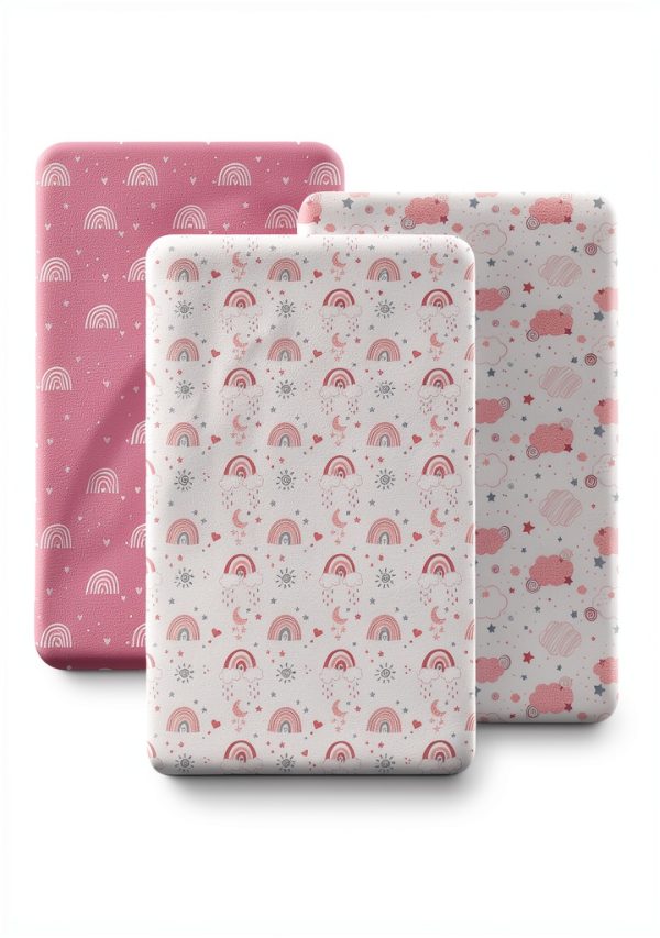 Baby Bassinet Sheets by FIEMOL Soft Microfiber-0