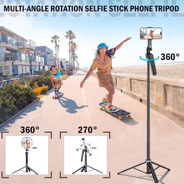 YUANRAN 360° Face Tracking Phone Holder Tripod-4