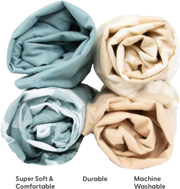 Cotton Bassinet Sheets by The Peanutshell-3