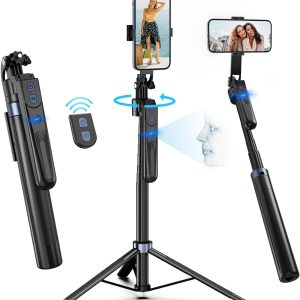 YUANRAN 360° Face Tracking Phone Holder Tripod-0