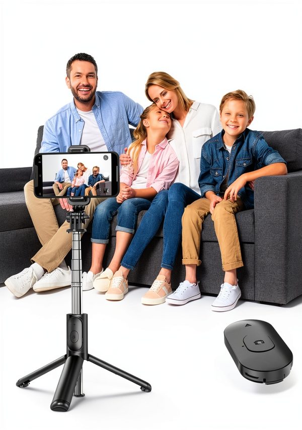 KzomKzoo Extendable Selfie Stick Phone Stand-2