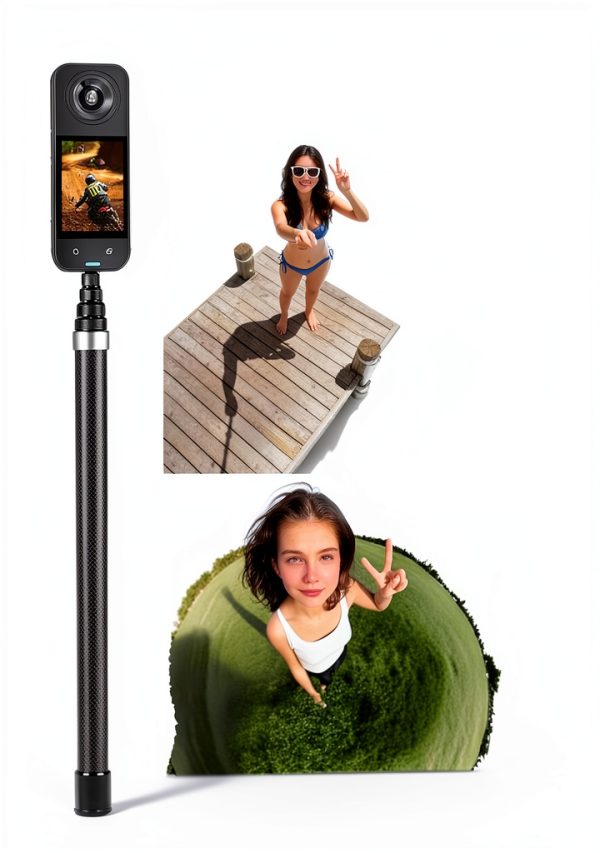 Insta360 Carbon Fiber Selfie Stick by Bairuida 3M-7