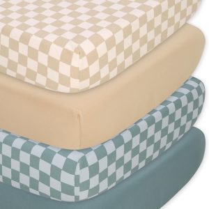 Cotton Bassinet Sheets by The Peanutshell-0