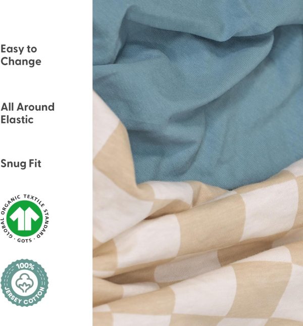 Cotton Bassinet Sheets by The Peanutshell-2