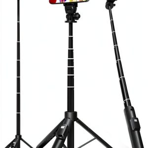 vvtan 3-in-1 Selfie Stick Tripod for iPhone Android-0