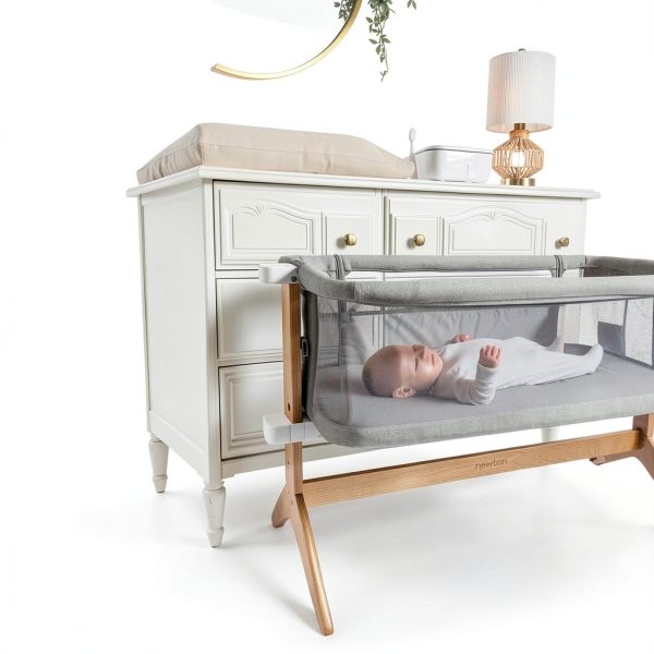 Newton Baby Grey Bassinet Sheets-3