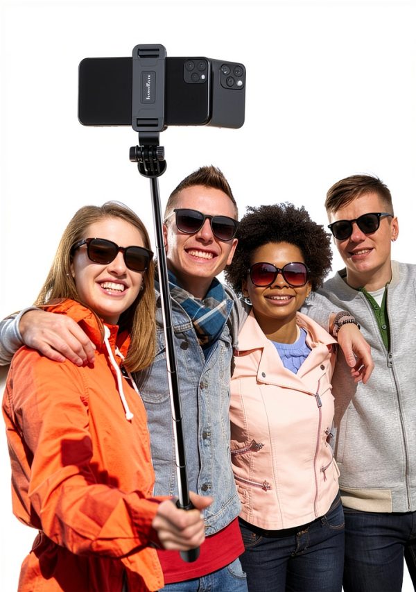 KzomKzoo Extendable Selfie Stick Phone Stand-7