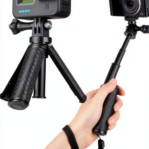 YALLSAME Mini Tripod Selfie Stick for GoPro-0