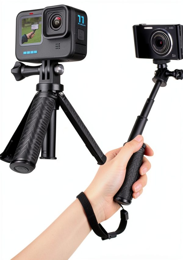 YALLSAME Mini Tripod Selfie Stick for GoPro-0