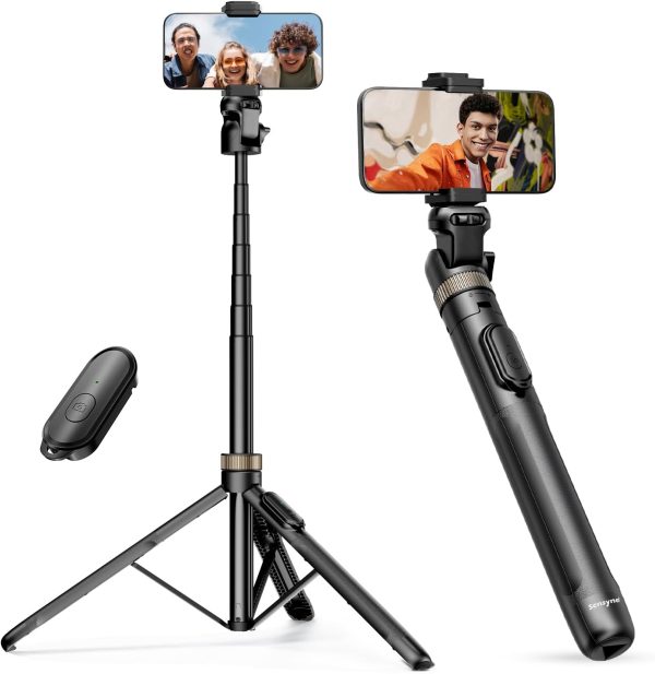 Sensyne Selfie Stick Tripod Phone Holder-0