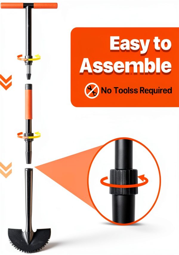 ATUHOLA Manual Lawn Edger for Patio Lawn Garden-4