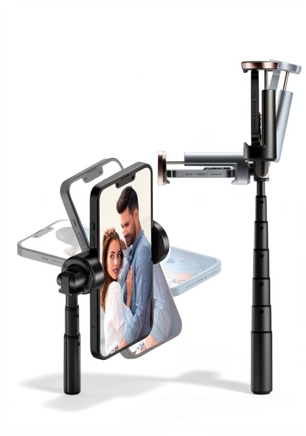 TONEOF 60in Black Phone Tripod Selfie Stick-1
