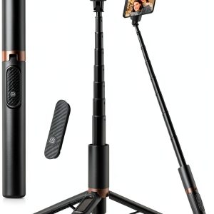 TONEOF 60in Black Phone Tripod Selfie Stick-0