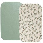 Fadacudan Bassinet Sheets Cotton Muslin-0