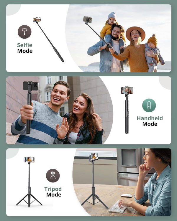 Sensyne 60" Phone Tripod Selfie Stick-3