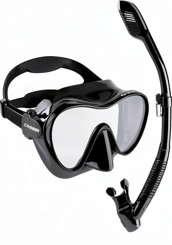 Cressi F1 & Supernova Dry Snorkeling Mask-1