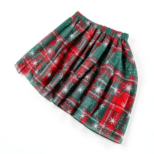 Toddler Christmas Dress LittleJoy Girls Dress Red Green Plaid 3-4T-4