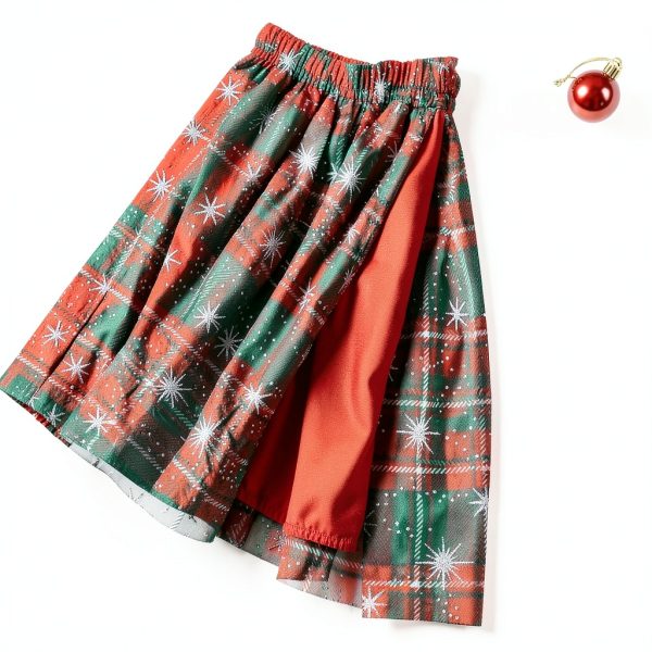 Toddler Girl Christmas Dress Joyful Kids Tutu with Candy Cane-5