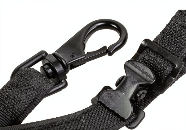 Heavy Duty Nylon Hobble Strap, Hobble Restraint for Corrections and Law Enfocement, Black-1