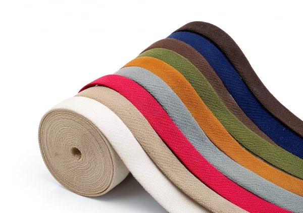 CRAFTMEMORE Heavy Cotton Webbing - Straps for Arts and Crafts, Luxury Bag Strap High Density Webbing (1 1/2 Inch x 5 Yards, Navy)-3