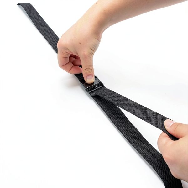 Tie Down Straps DSHTP Heavy Duty Nylon Lashing Straps 3.3ft Black-3