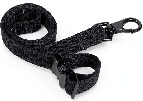 Heavy Duty Nylon Hobble Strap, Hobble Restraint for Corrections and Law Enfocement, Black-0