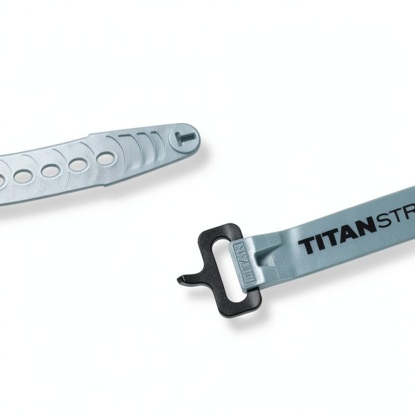 Titan Utility Straps Mini 15" 4-Pack Slate Securing Straps-2